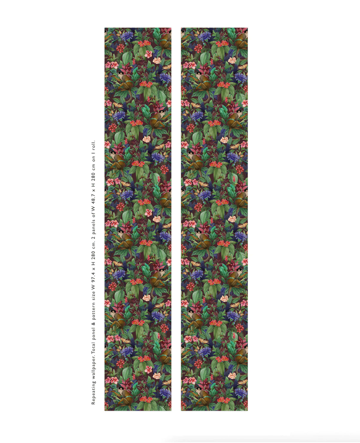 Lush Garden Purple Wallpaper