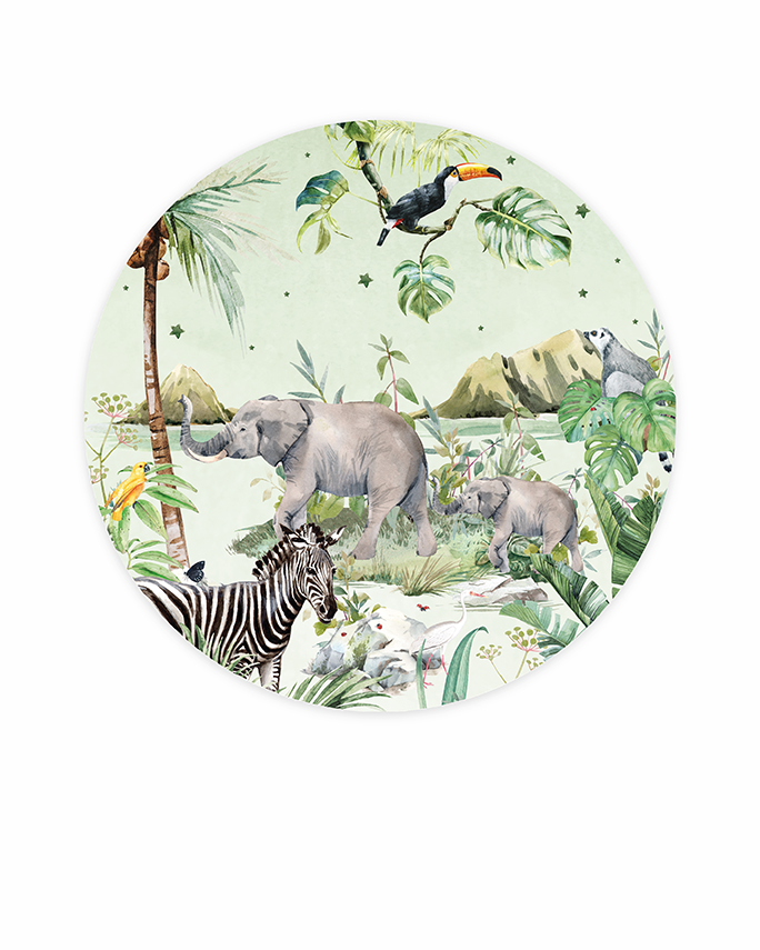 Creative Lab Amsterdam behang cirkel Anouk Hoogendijk Wallpaper circle