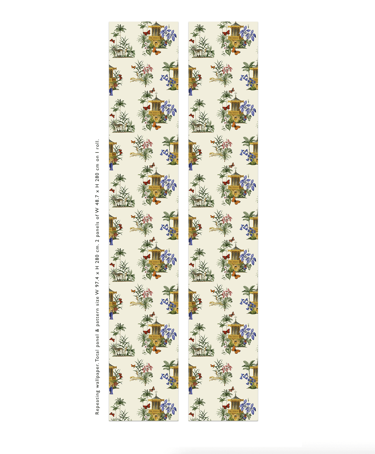 Creative Lab Amsterdam behang Asian Botanical Garden Vanilla wallpaper rolls
