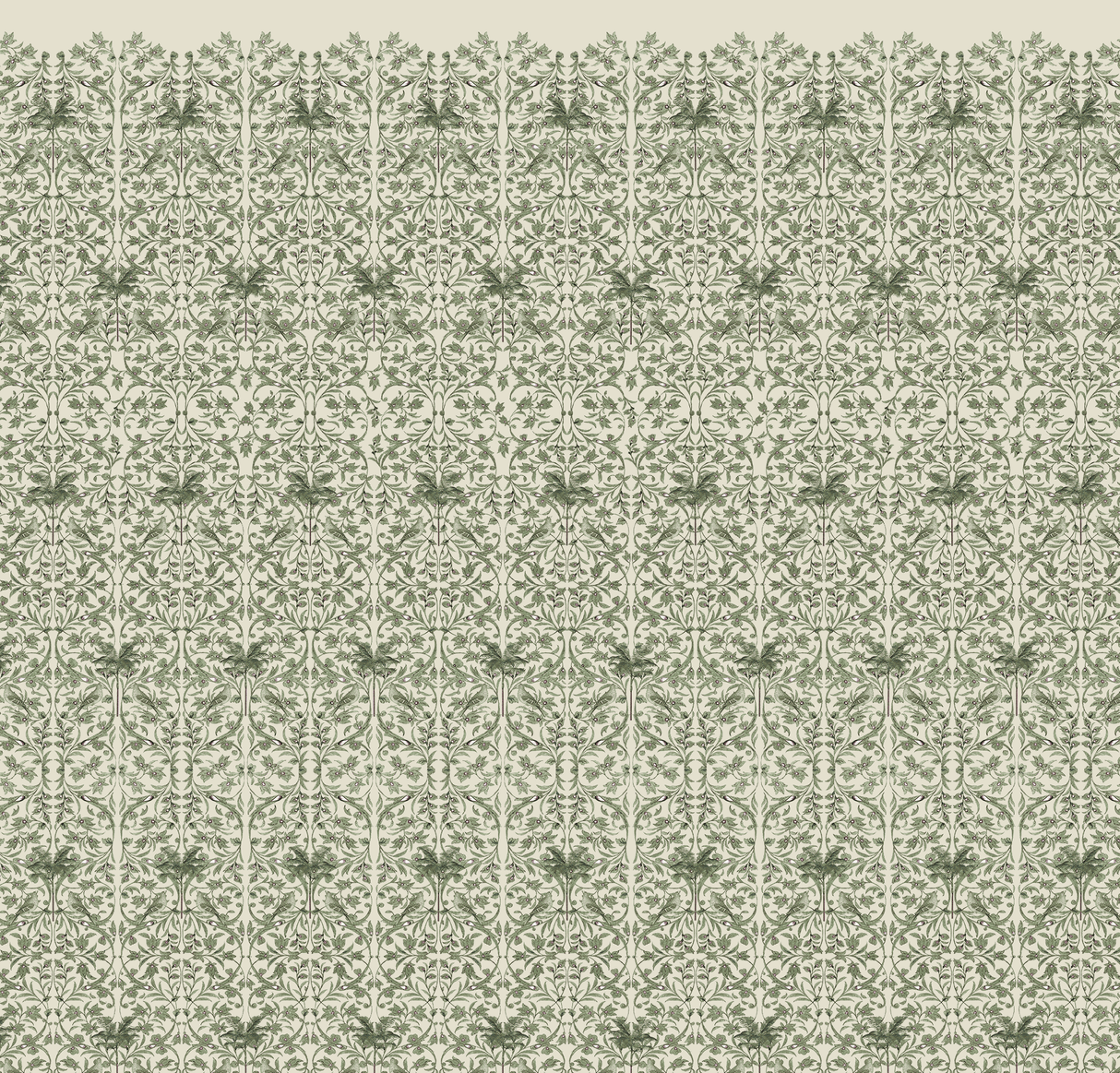 Creative Lab Amsterdam behang Celestial Palm Green wallpaper