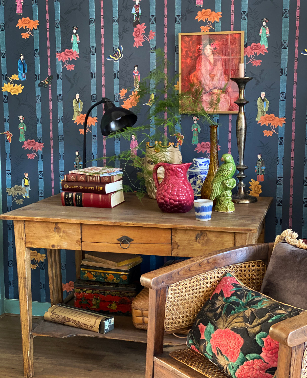 Creative Lab Amsterdam behang Chinese Costume  Wallpaper
