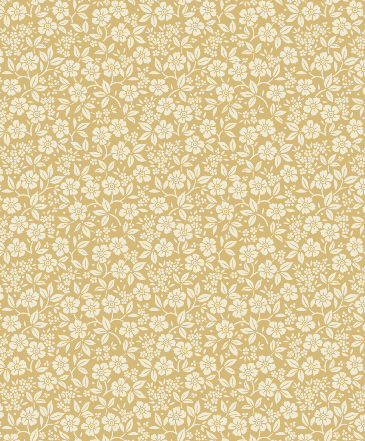 Creative Lab Amsterdam behang Flower Shower Yellow wallpaper detail