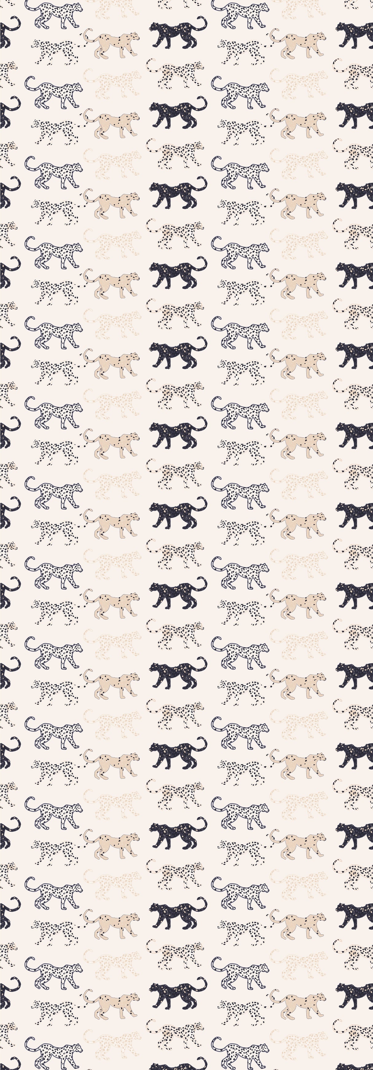 Creative Lab Amsterdam behang Funky Leopards Light Wallpaper