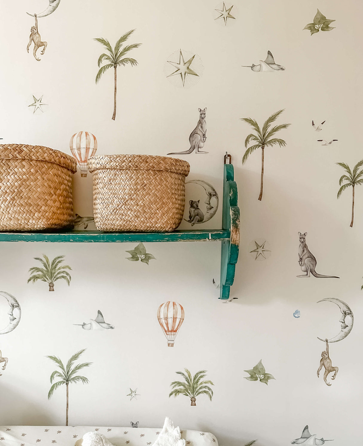 Creative Lab Amsterdam behang Koo Koo Kangaroo wallpaper detail
