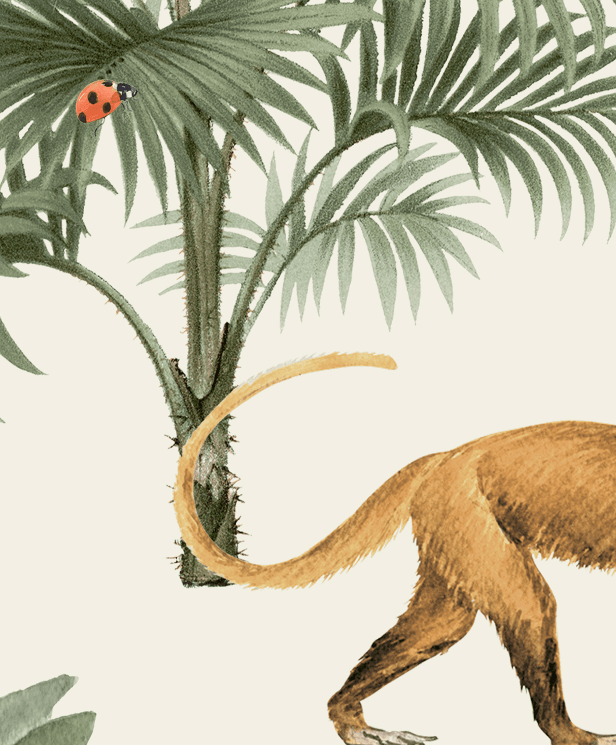 Creative Lab Amsterdam behang Lovely Jungle wallpaper detail