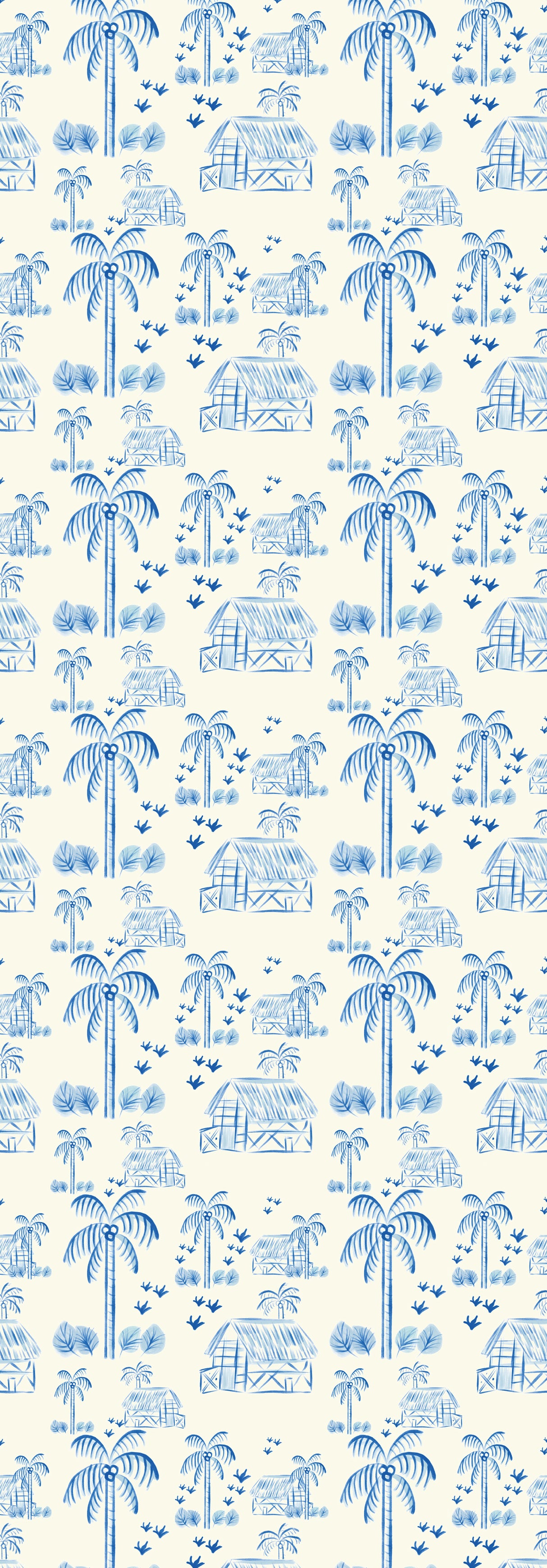 Creative Lab Amsterdam behang Maui Beach Blue Wallpaper