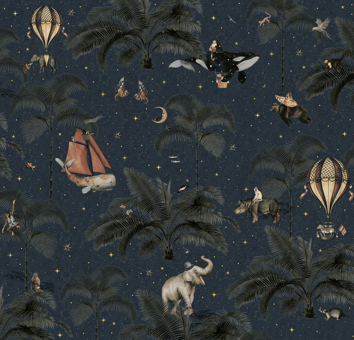 Creative Lab Amsterdam behang Oliver Teddy by Interior Junkie wallpaper