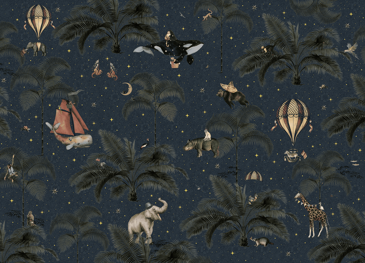 Creative Lab Amsterdam behang Oliver Teddy by Interior Junkie wallpaper