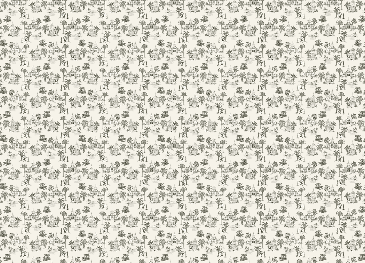 Creative Lab Amsterdam behang Oriental Teahouse Offwhite wallpaper