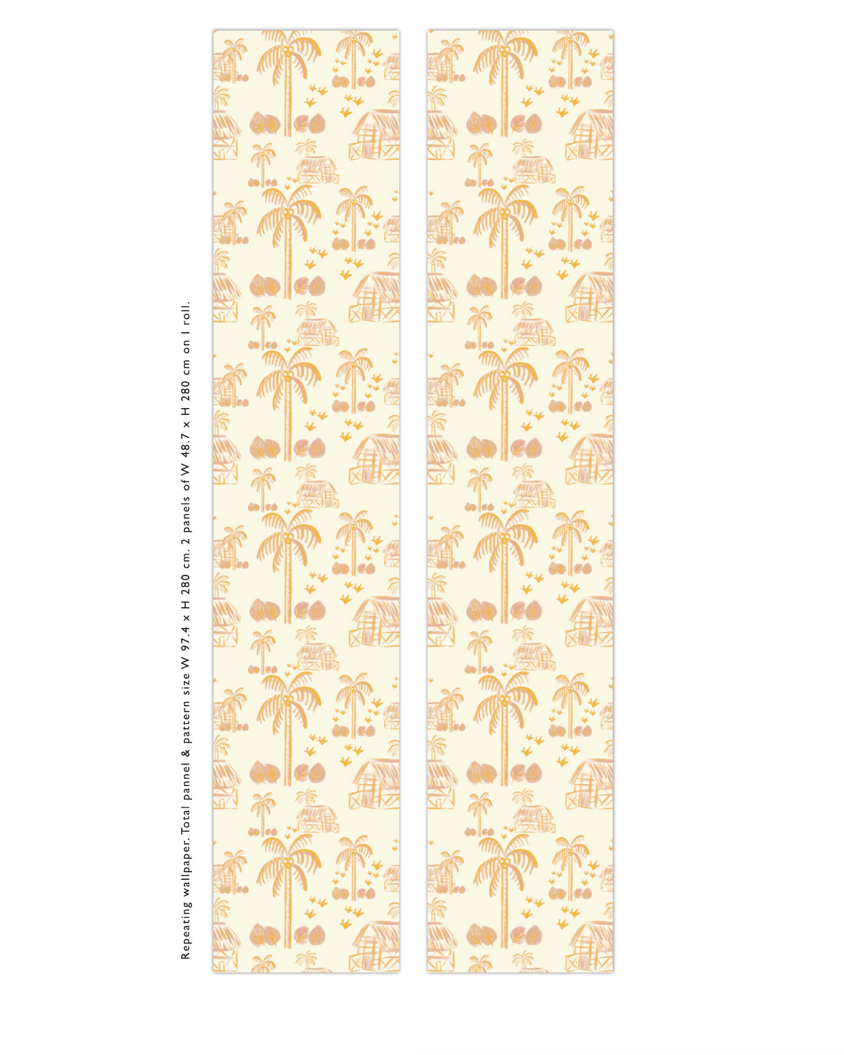 Creative Lab Amsterdam behang Maui Beach Pink Wallpaper rolls