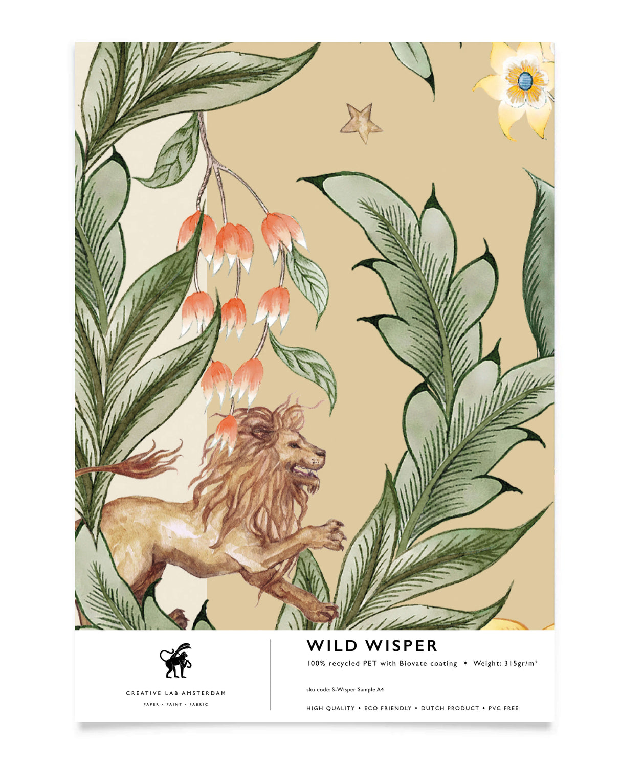 Wild Whisper Tapetenbeispiel