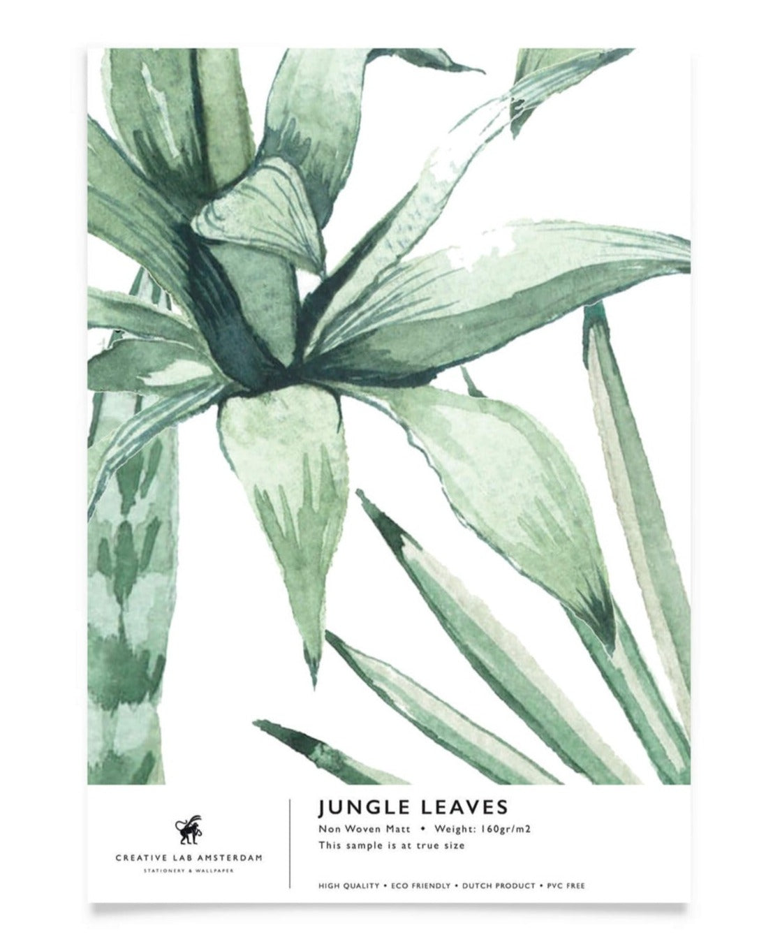 Creative Lab Amsterdam behang Jungle Leaves wallpaper sample