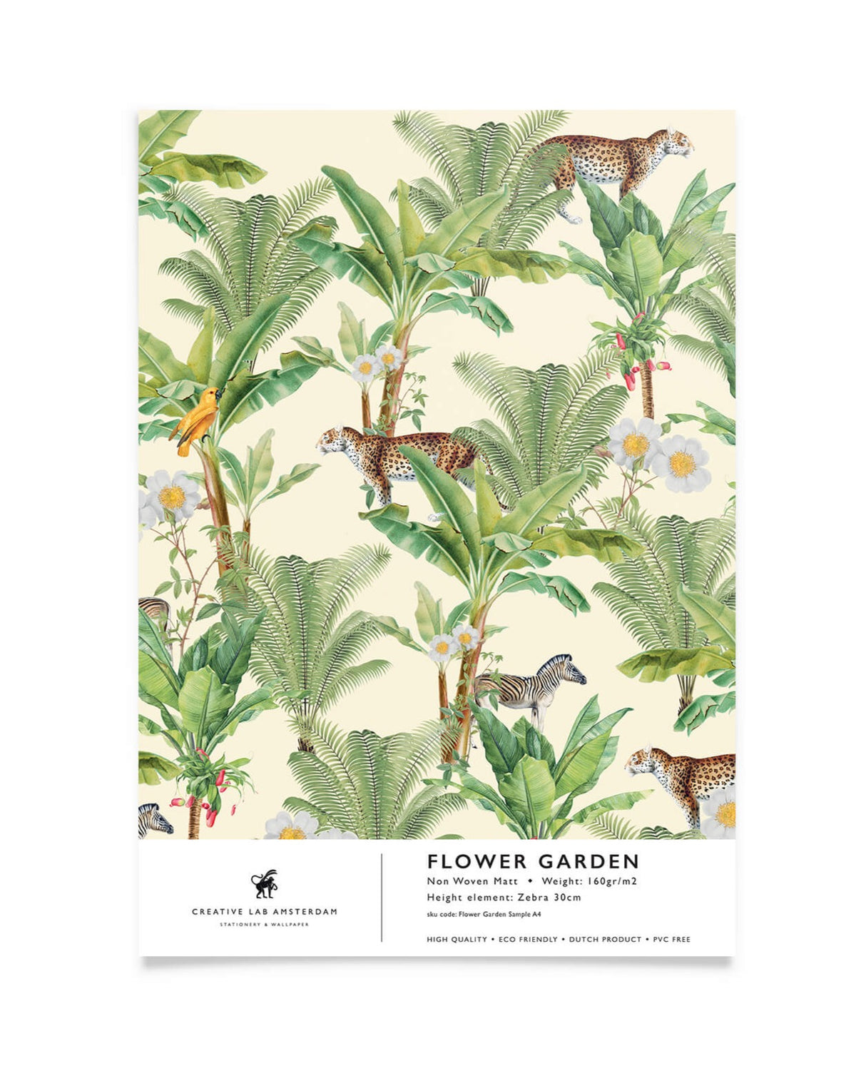 Creative Lab Amsterdam behang Flower Garden wallpaper sample