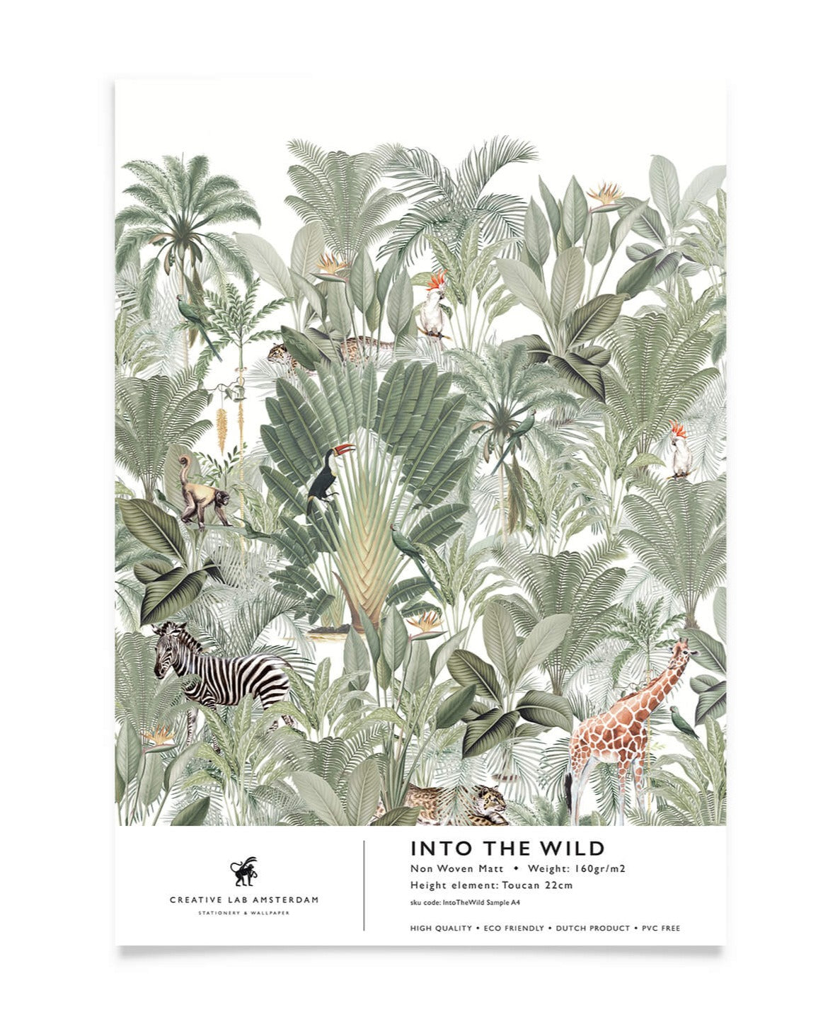 Creative Lab Amsterdam behang Into the Wild Wallpaper sample
