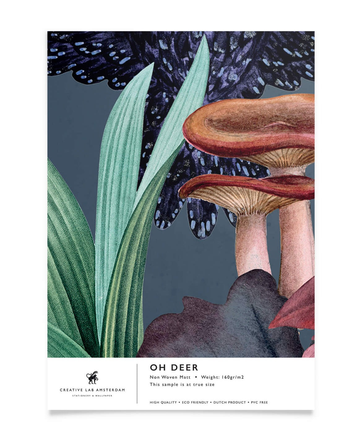 Creative Lab Amsterdam behang Oh Deer wallpaper sample