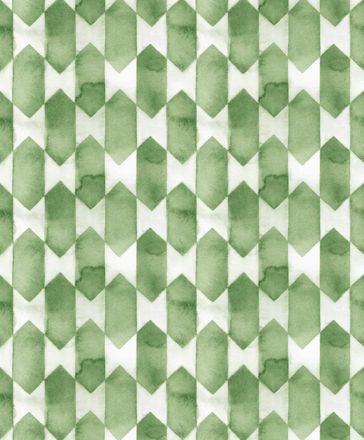 Creative Lab Amsterdam wallpaper Watercolour Checked Green behang detail