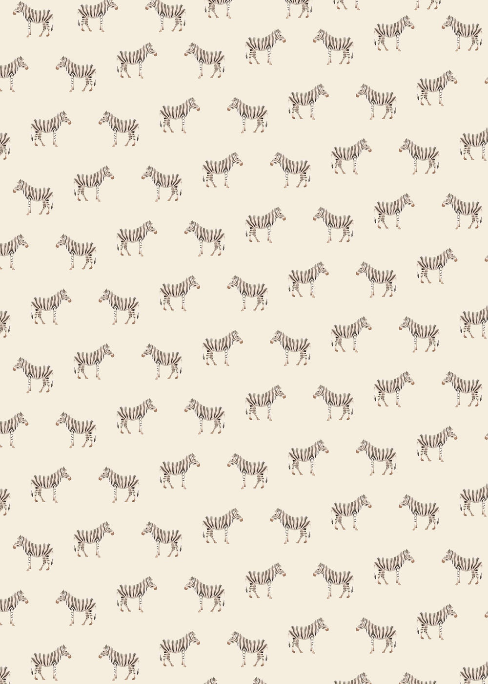 Creative Lab Amsterdam behang Safari Zebra Wallpaper