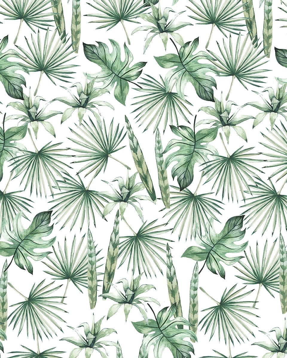 Creative Lab Amsterdam behang Jungle Leaves Wallpaper detail