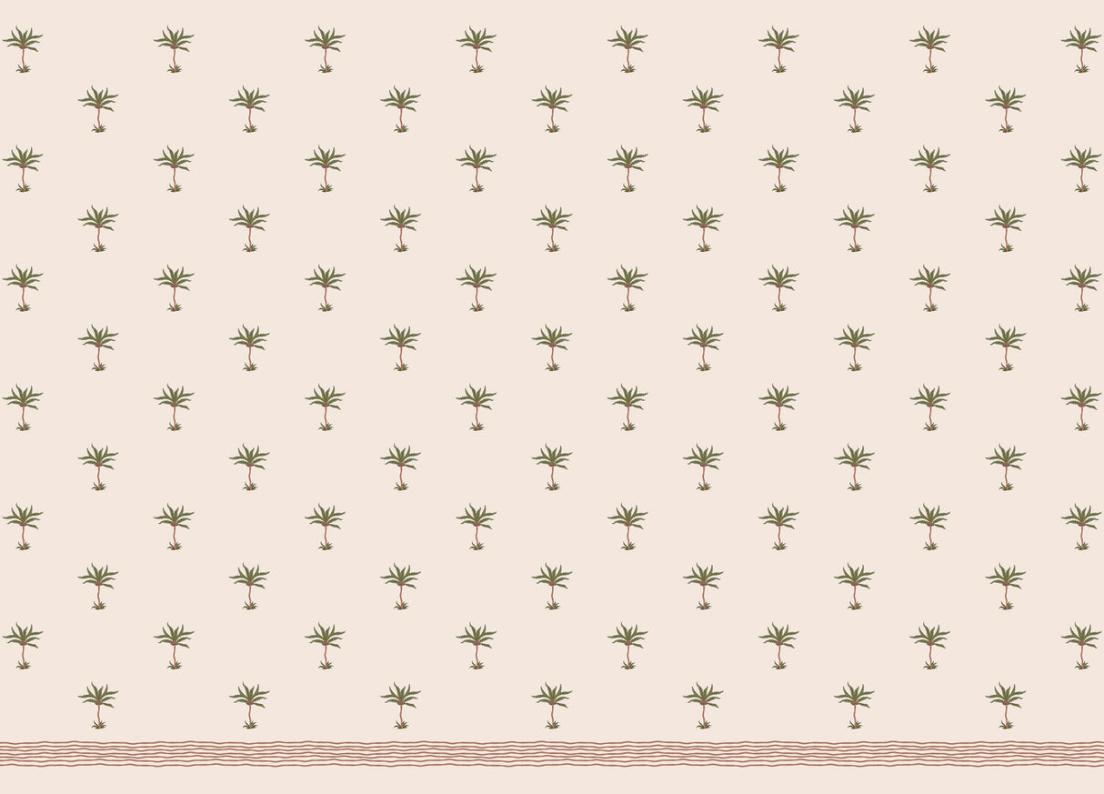 Creative Lab Amsterdam behang Subtle Palms Wallpaper