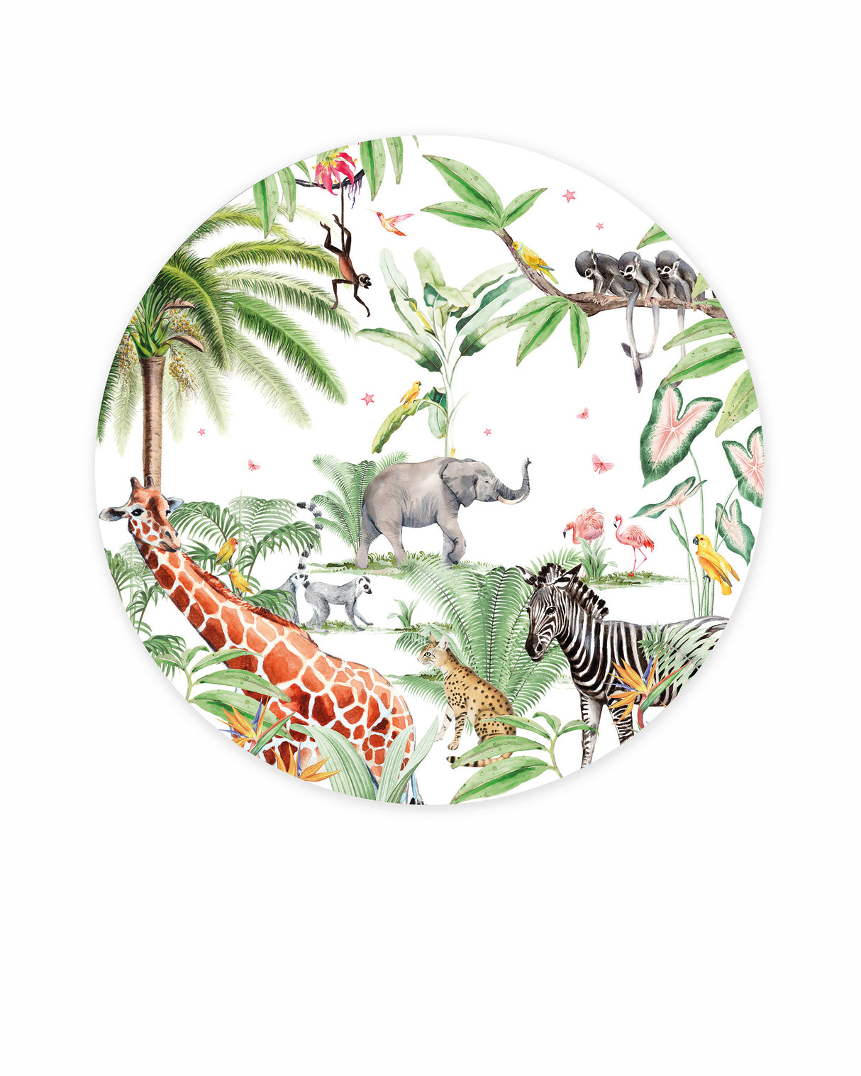 Creative Lab Amsterdam behang cirkel Marielle Smit - Stevie Wallpaper circle