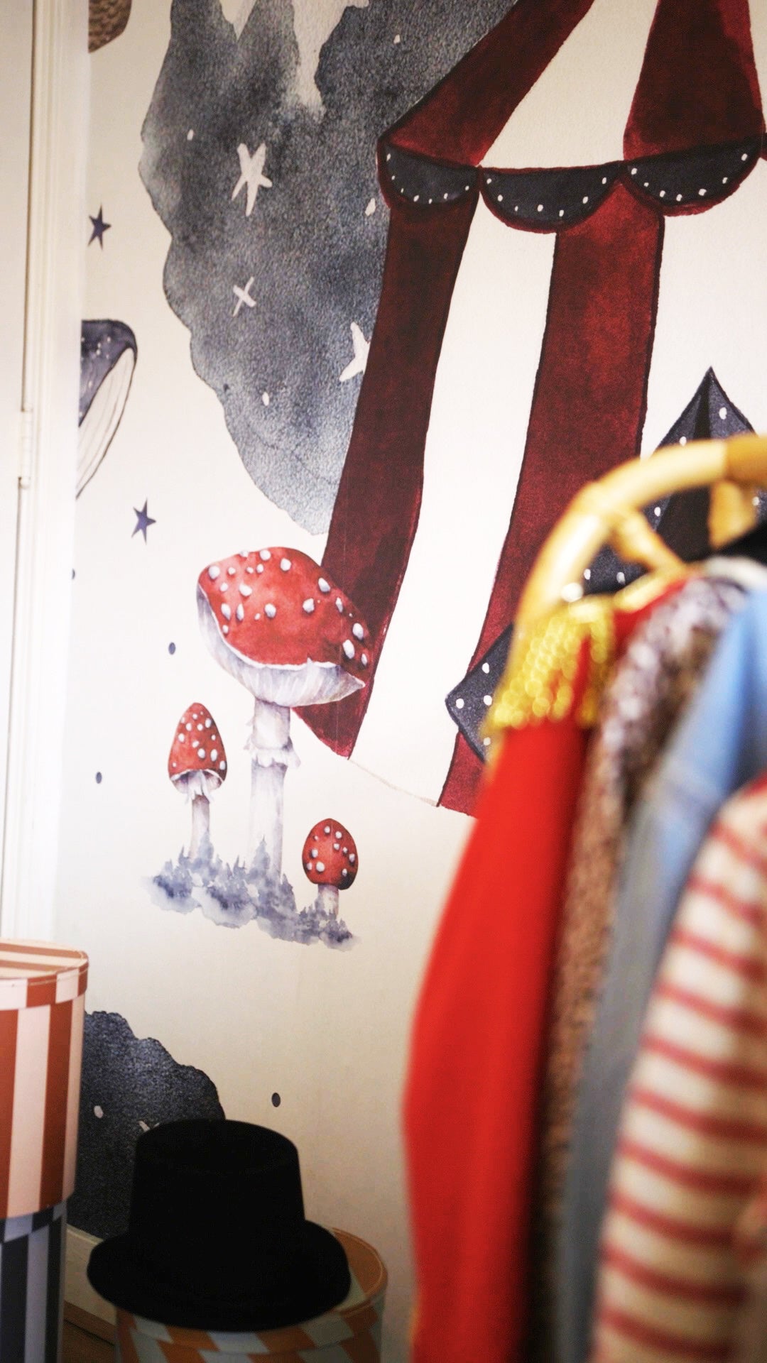 Creative Lab Amsterdam behang Milky Way Theatre Wallpaper detail