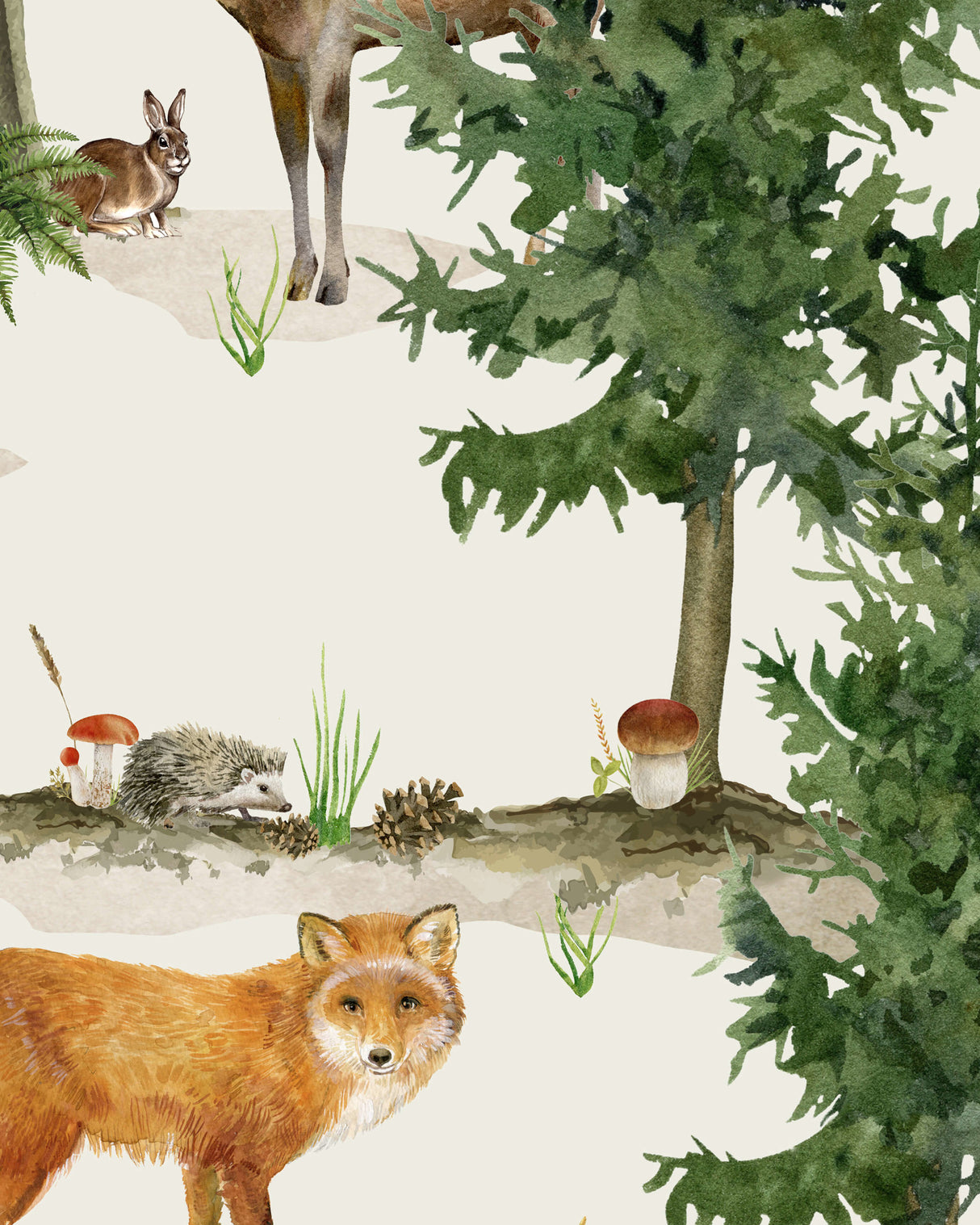 Creative Lab Amsterdam Forest Life Wallpaper