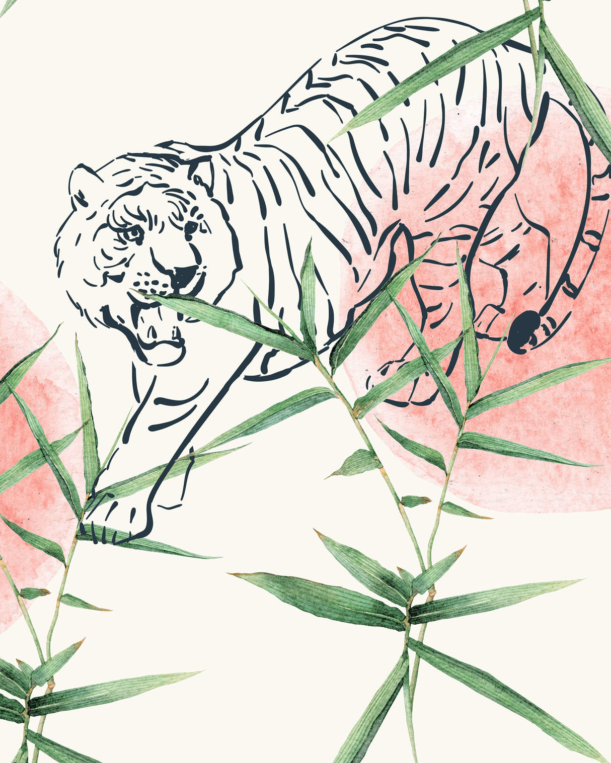 Creative Lab Amsterdam behang Blood Moon Wallpaper detail