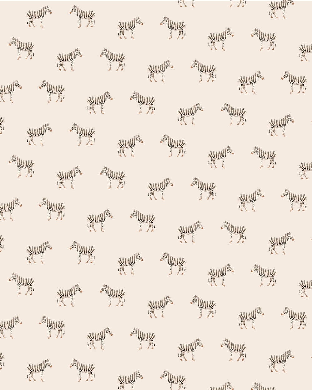 Creative Lab Amsterdam behang Safari Zebra Wallpaper
