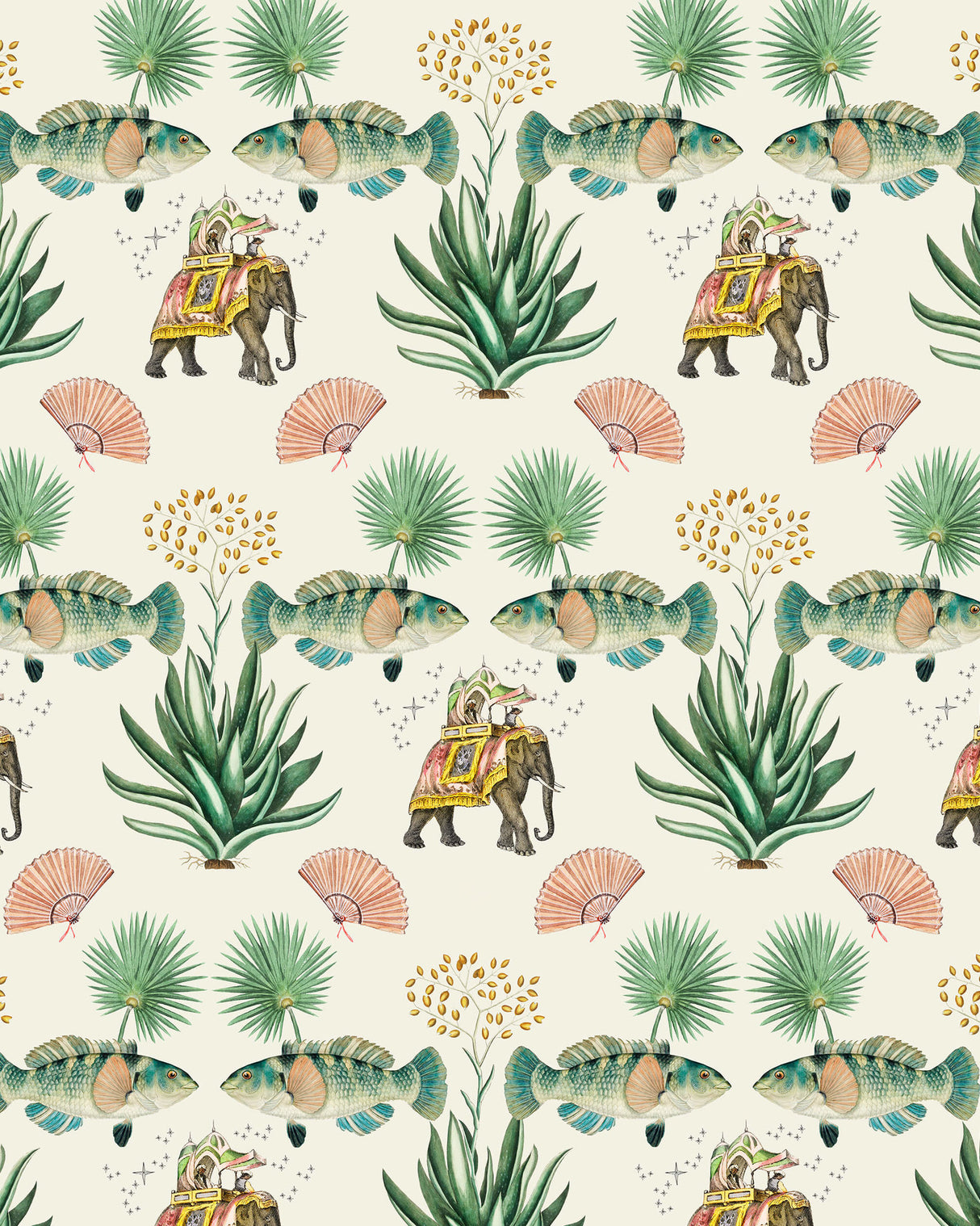 Creative Lab Amsterdam behang Jaipur Wallpaper