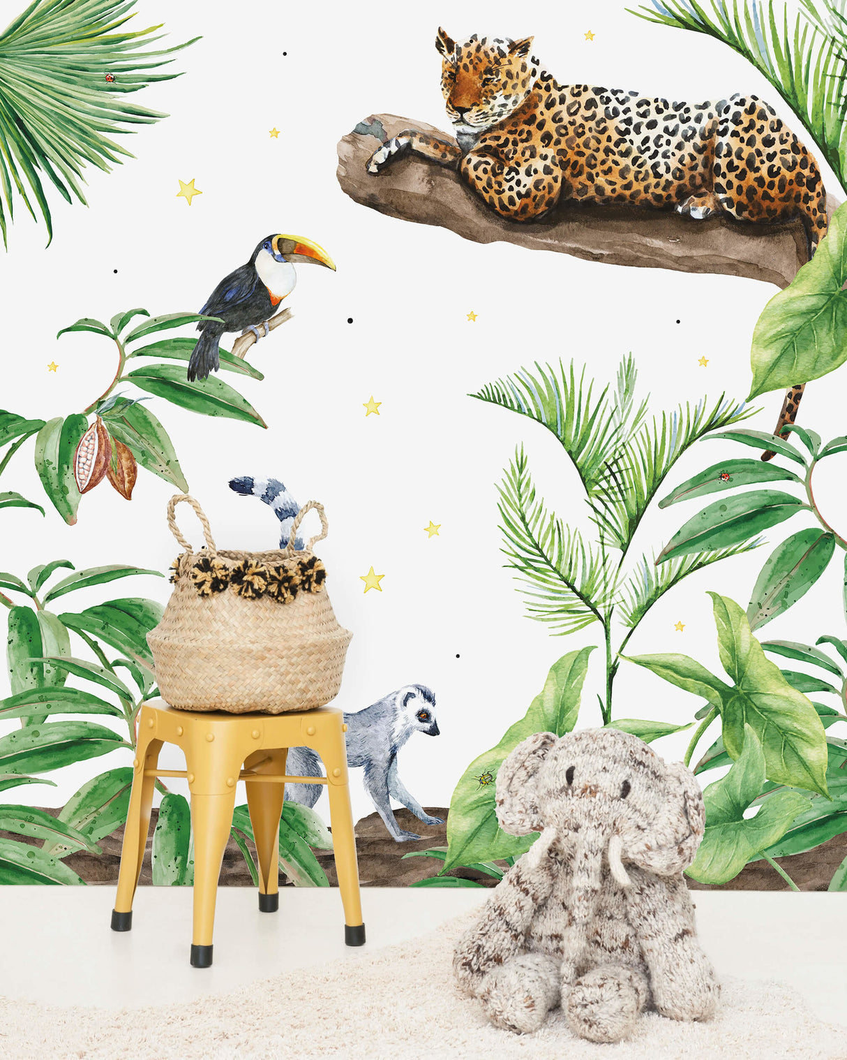 Creative Lab Amsterdam behang Jungle Tiger Wallpaper