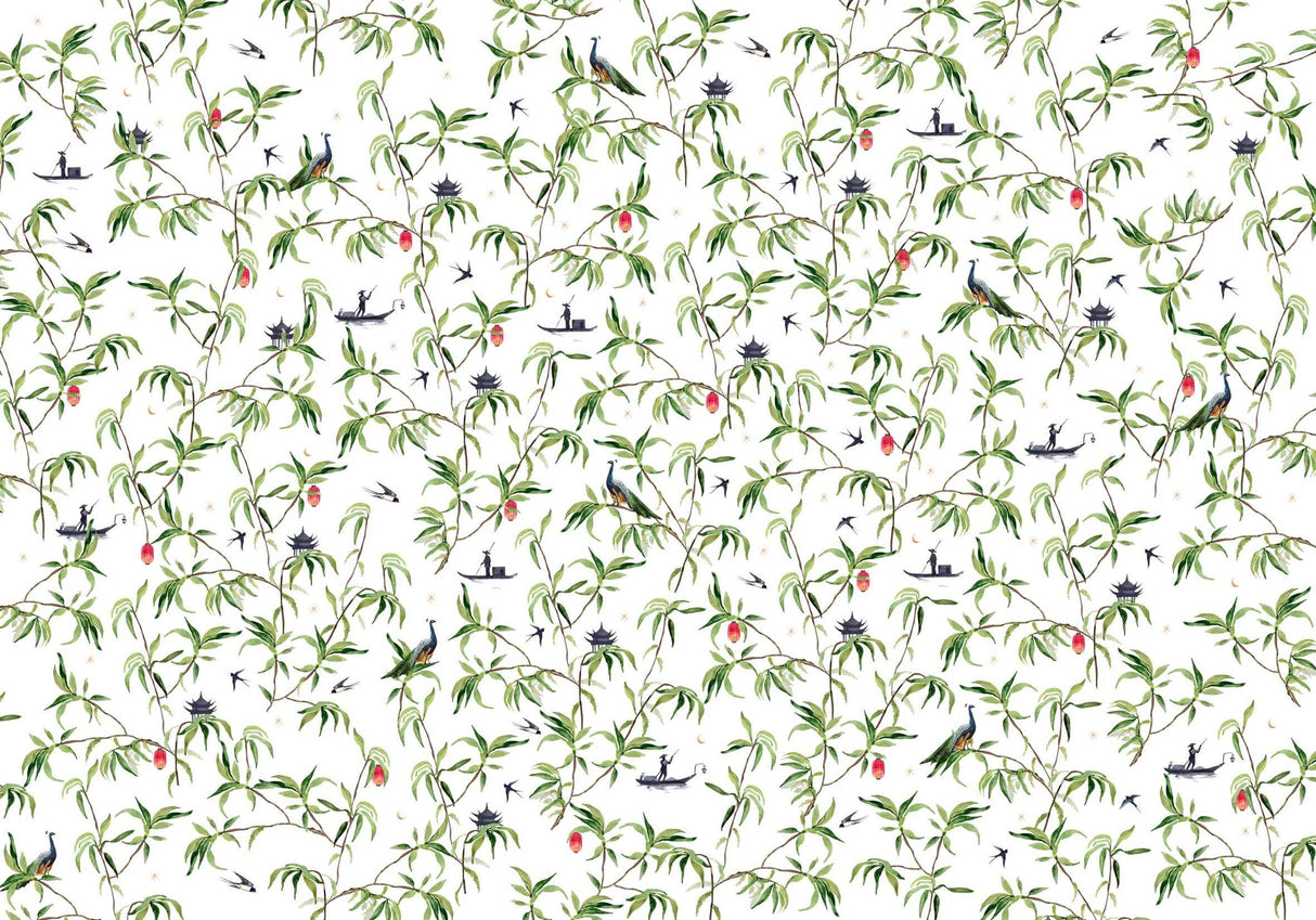 Creative Lab Amsterdam behang Chinese Riverside Wallpaper