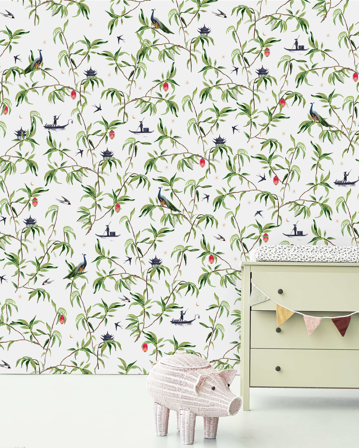 Creative Lab Amsterdam behang Chinese Riverside Wallpaper