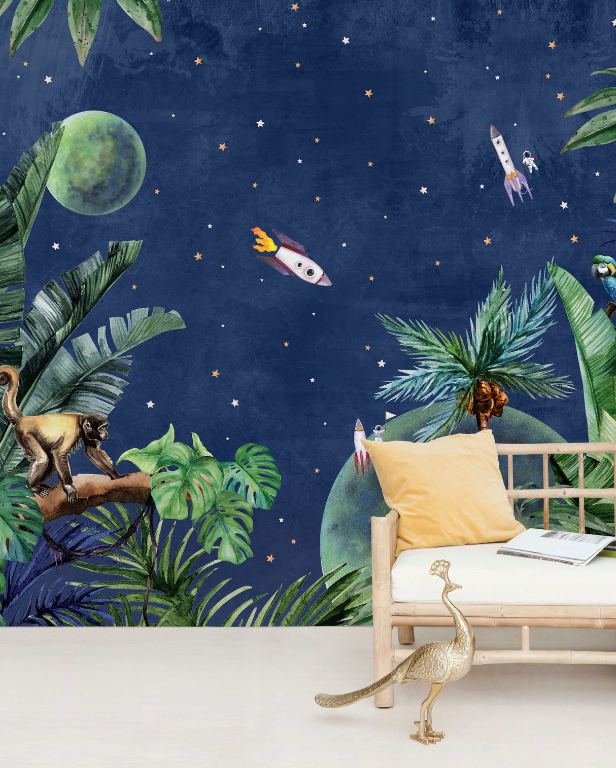 Creative Lab Amsterdam behang From Jungle to Space Wallpaper