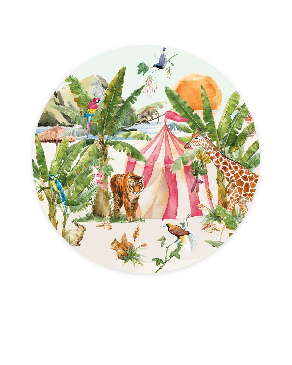 Creative Lab Amsterdam Circus at sunset Wallpaper