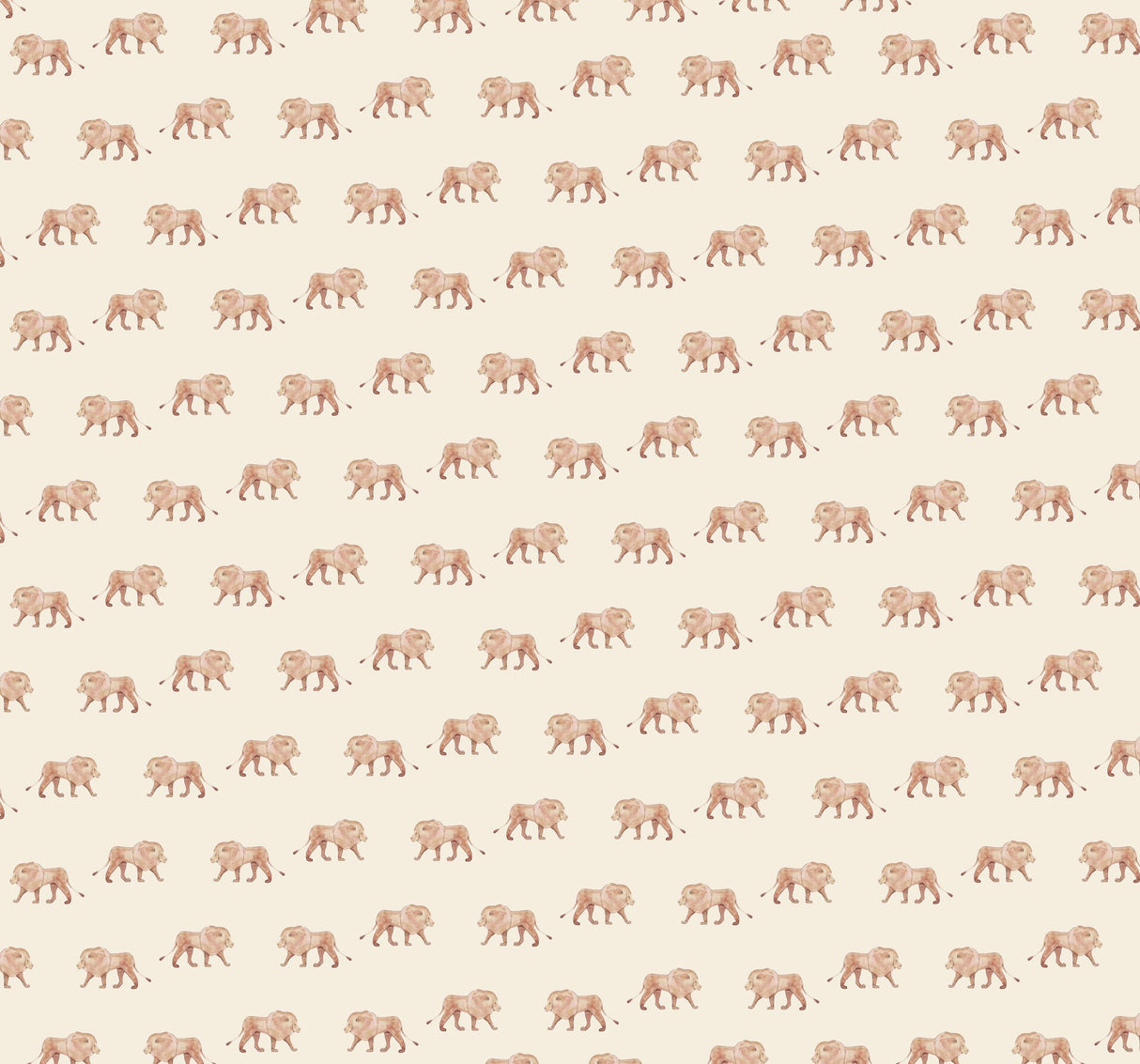 Creative Lab Amsterdam behang Safari King Wallpaper