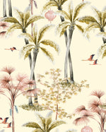 Creative Lab Amsterdam Oriental Flamingo Flight Wallpaper