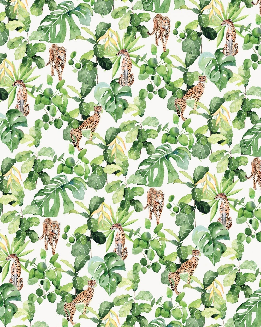 Creative Lab Amsterdam behang Cheetah Party Wallpaper