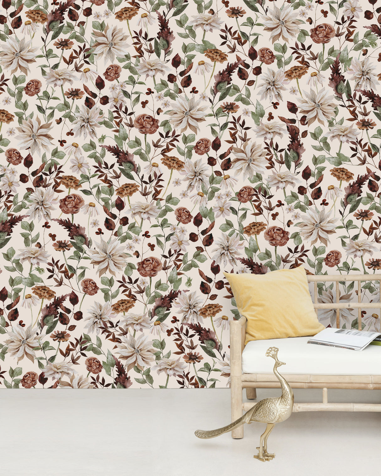 Creative Lab Amsterdam Vintage bouquet wallpaper