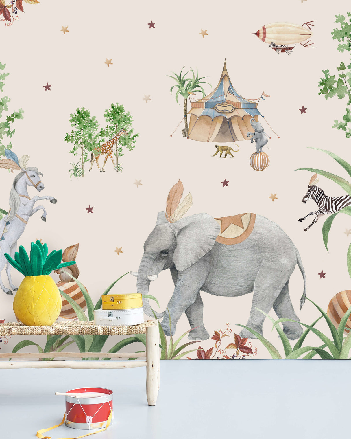 Creative Lab Amsterdam Elephant Wallpaper