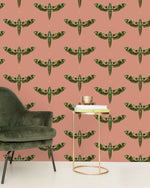 Creative Lab Amsterdam Dusty Pink Wallpaper Gold