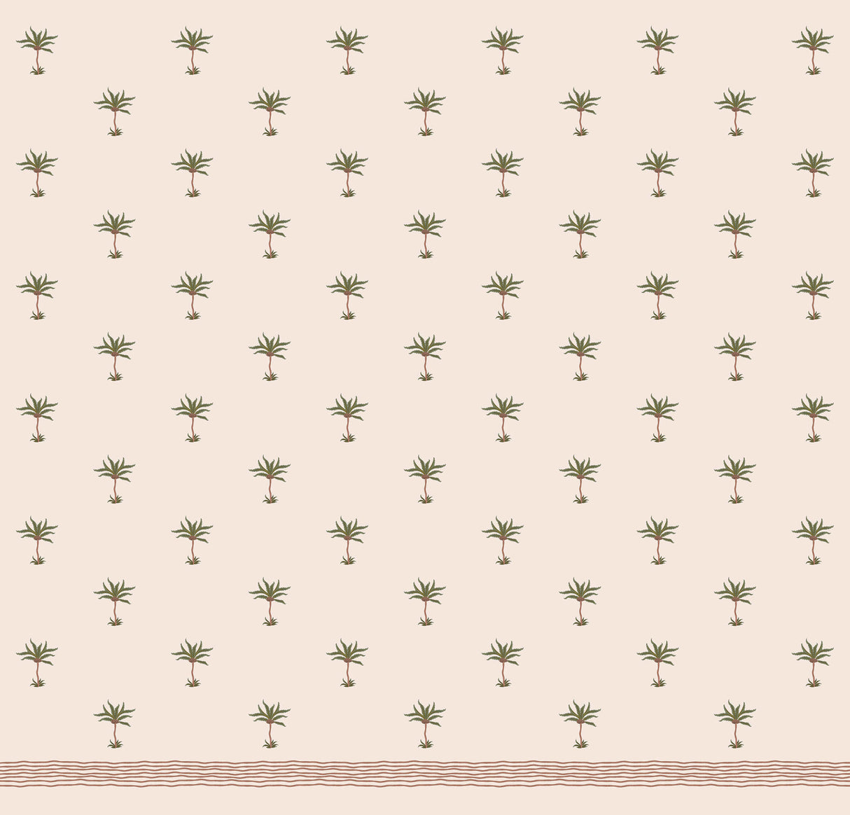 Creative Lab Amsterdam behang Subtle Palms Wallpaper