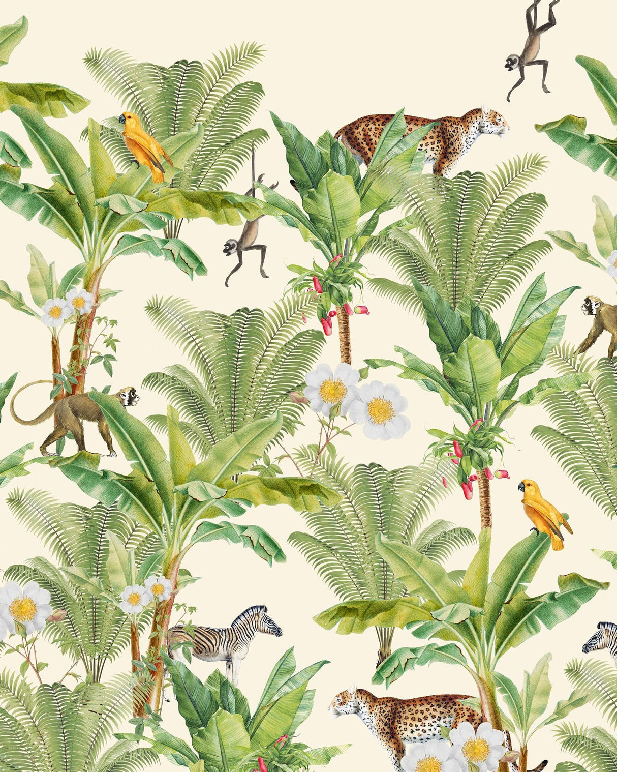 Creative Lab Amsterdam behang Chantal Bles - Flower Garden Wallpaper