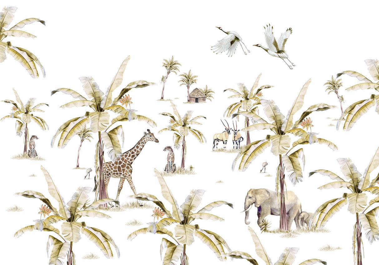 Creative Lab Amsterdam behang African Safari Sunset Wallpaper