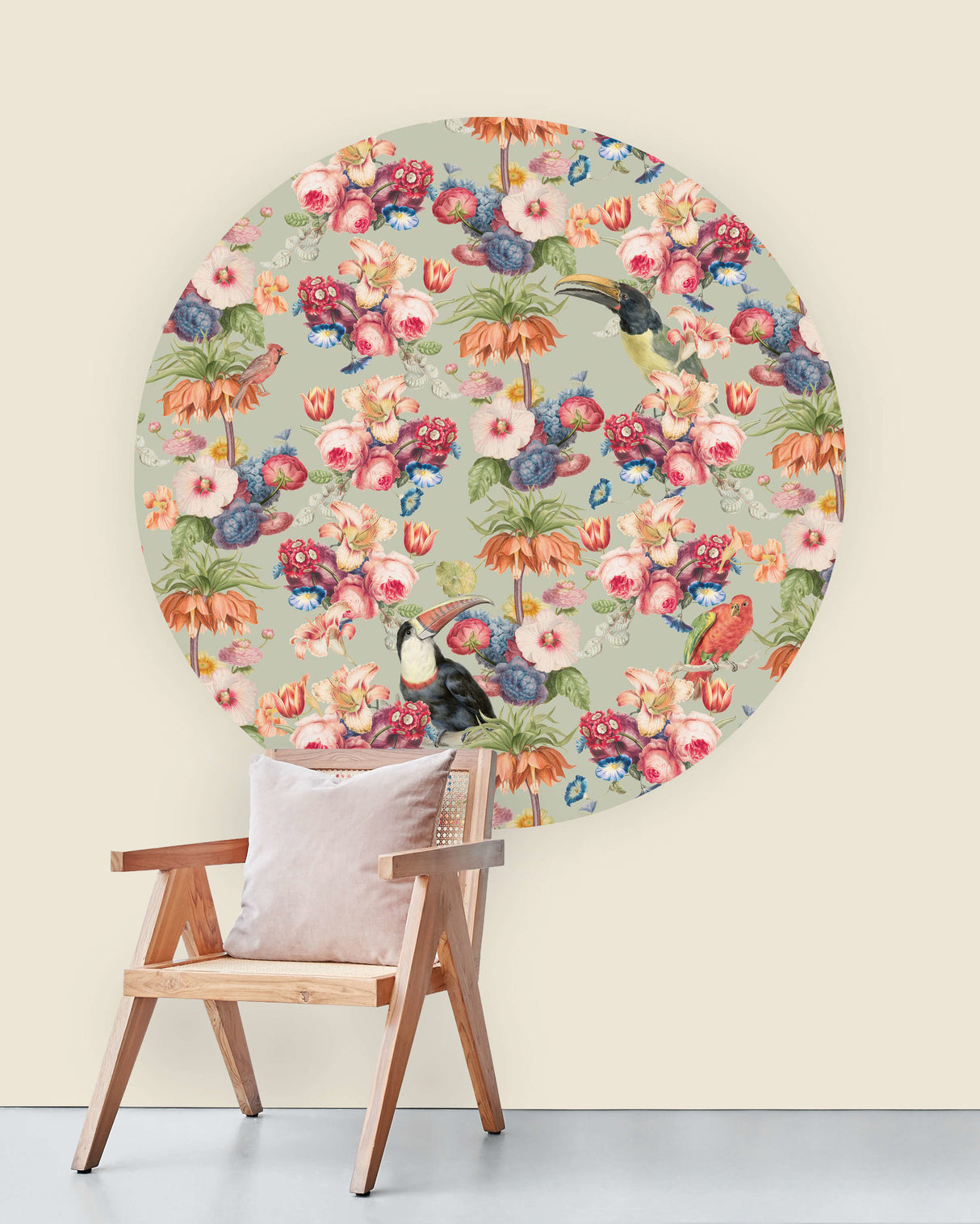 Creative Lab Amsterdam x Rijksmuseum behang cirkel Once upon a time Wallpaper circle