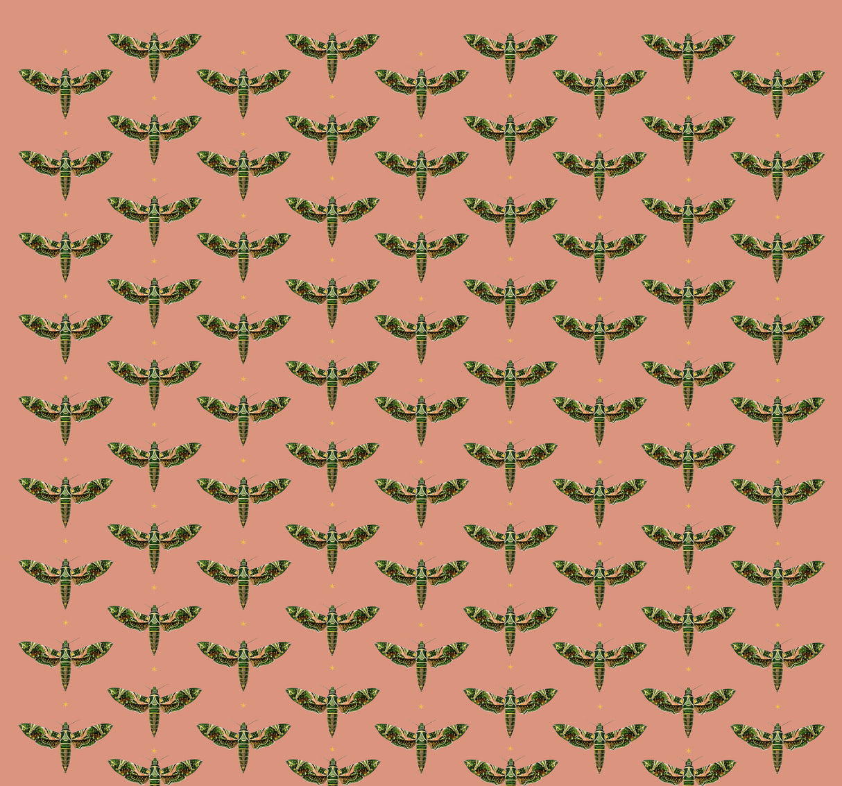 Creative Lab Amsterdam Dusty Pink Wallpaper Gold