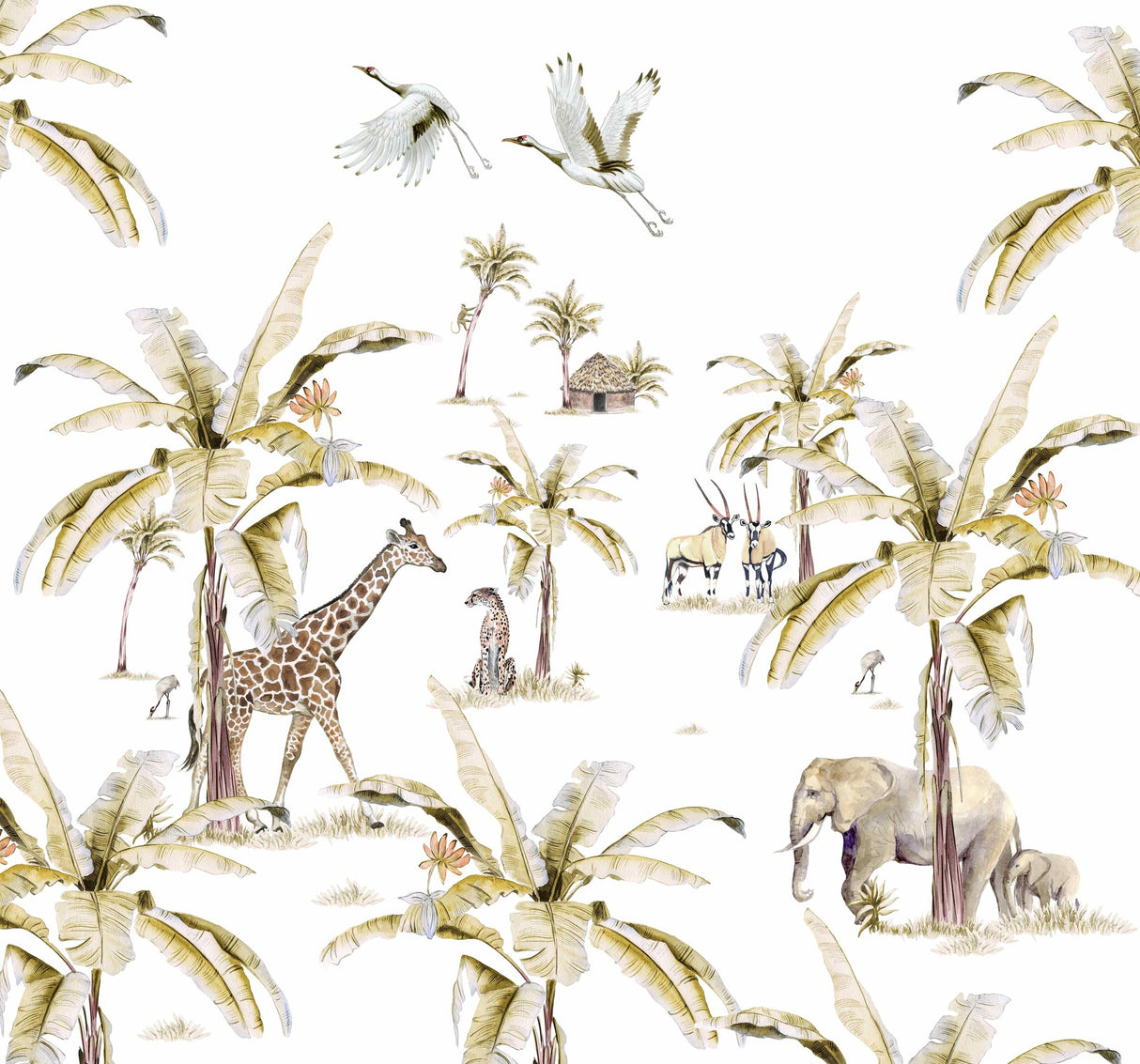 Creative Lab Amsterdam behang African Safari Sunset Wallpaper