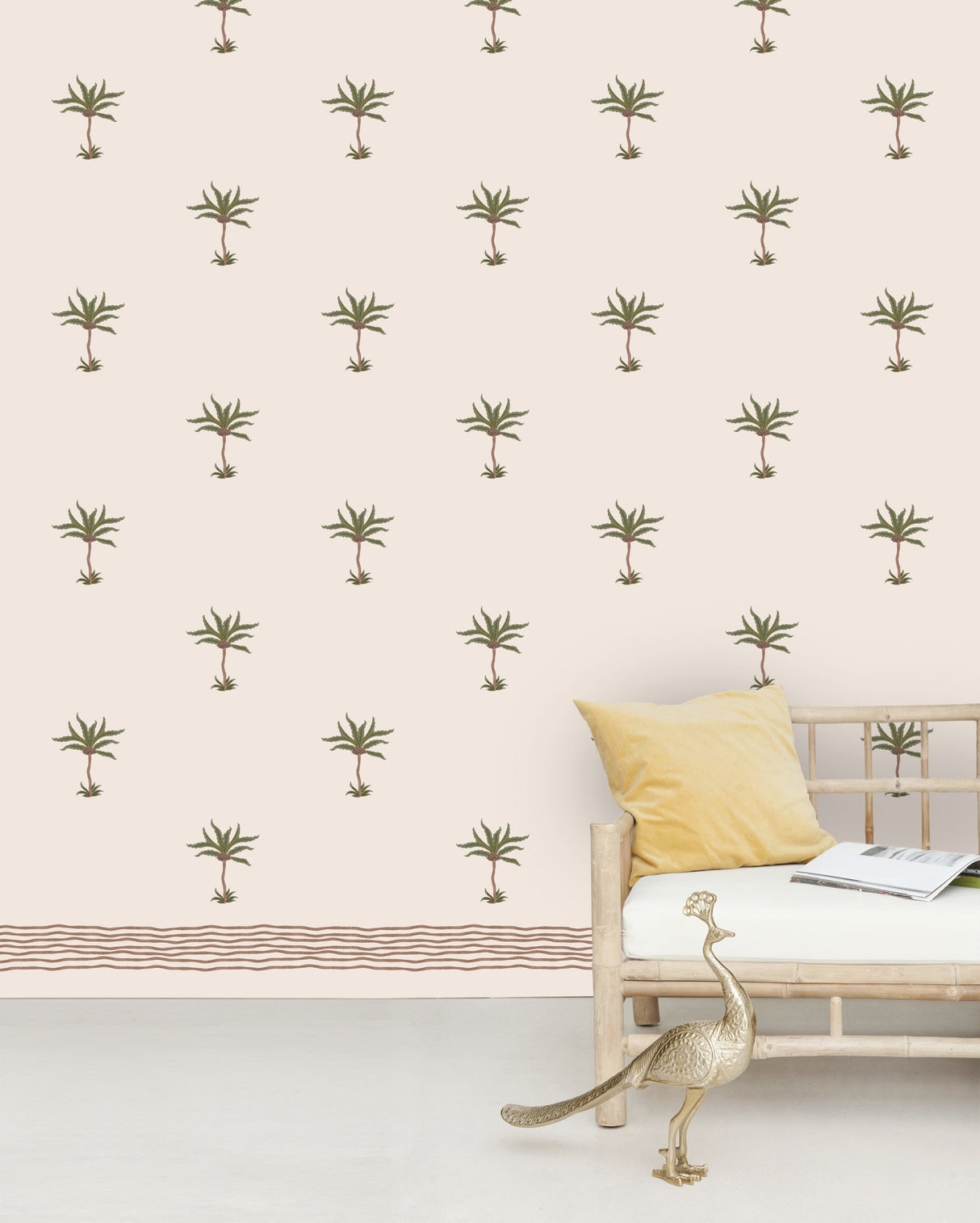 Creative Lab Amsterdam behang Subtle Palms wallpaper