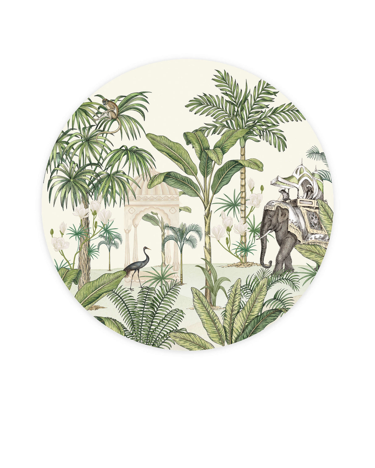 Creative Lab Amsterdam behang cirkel Sunday Walk Wallpaper circle