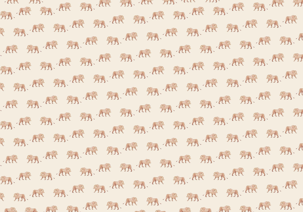 Creative Lab Amsterdam behang Safari King Wallpaper