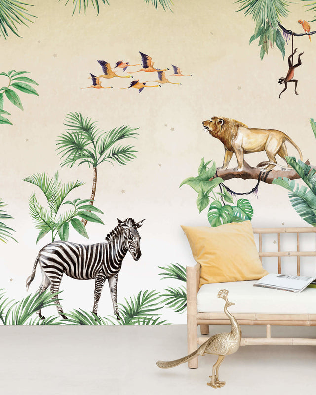 Creative Lab Amsterdam behang King of the Jungle wallpaper